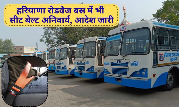Haryana Roadways Bus Drivers Seat Belts Mandatory Transport Department Order