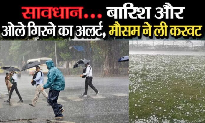 Haryana rain alert, Heavy rain in 15 districts, moderate rain in 4, weather to change from tonight haryana, 1 February weather update.