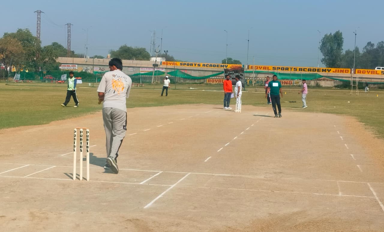 HTCL Trial Haryana Tennis Cricket League IPL Tennis Ball trial