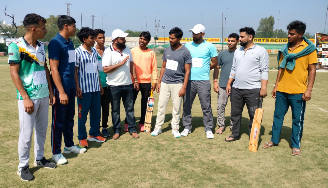 HTCL Trial Haryana Tennis Cricket League IPL Tennis Ball trial