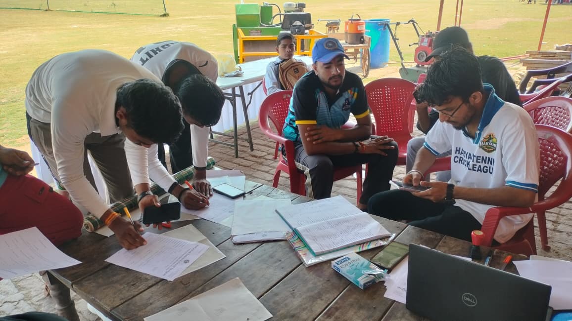 HTCL Trial Haryana Tennis Cricket League IPL Tennis Ball trial