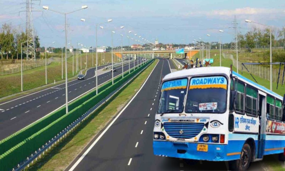 Haryana Roadways new bus National Highway 152D