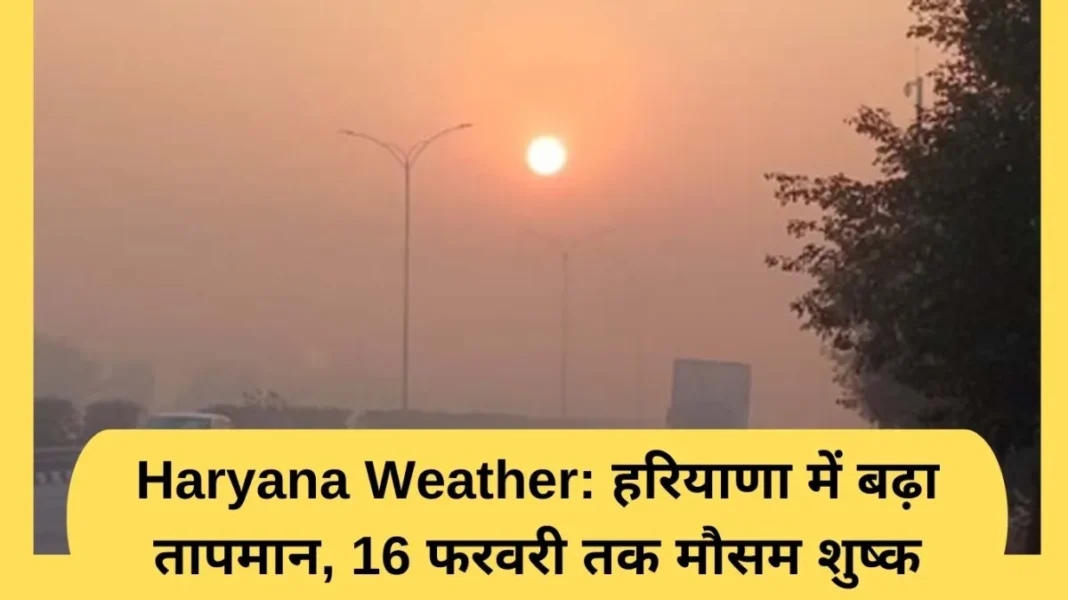Haryana Weather: Temperature rises in Haryana, dry weather till February 16