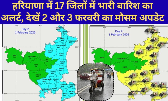 Weather update Rain starts in Haryana, Faridabad. Weather update for February 2nd.