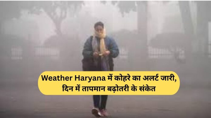 Weather Haryana में कोहरे का अलर्ट जारी, दिन में तापमान बढ़ोतरी के संकेत