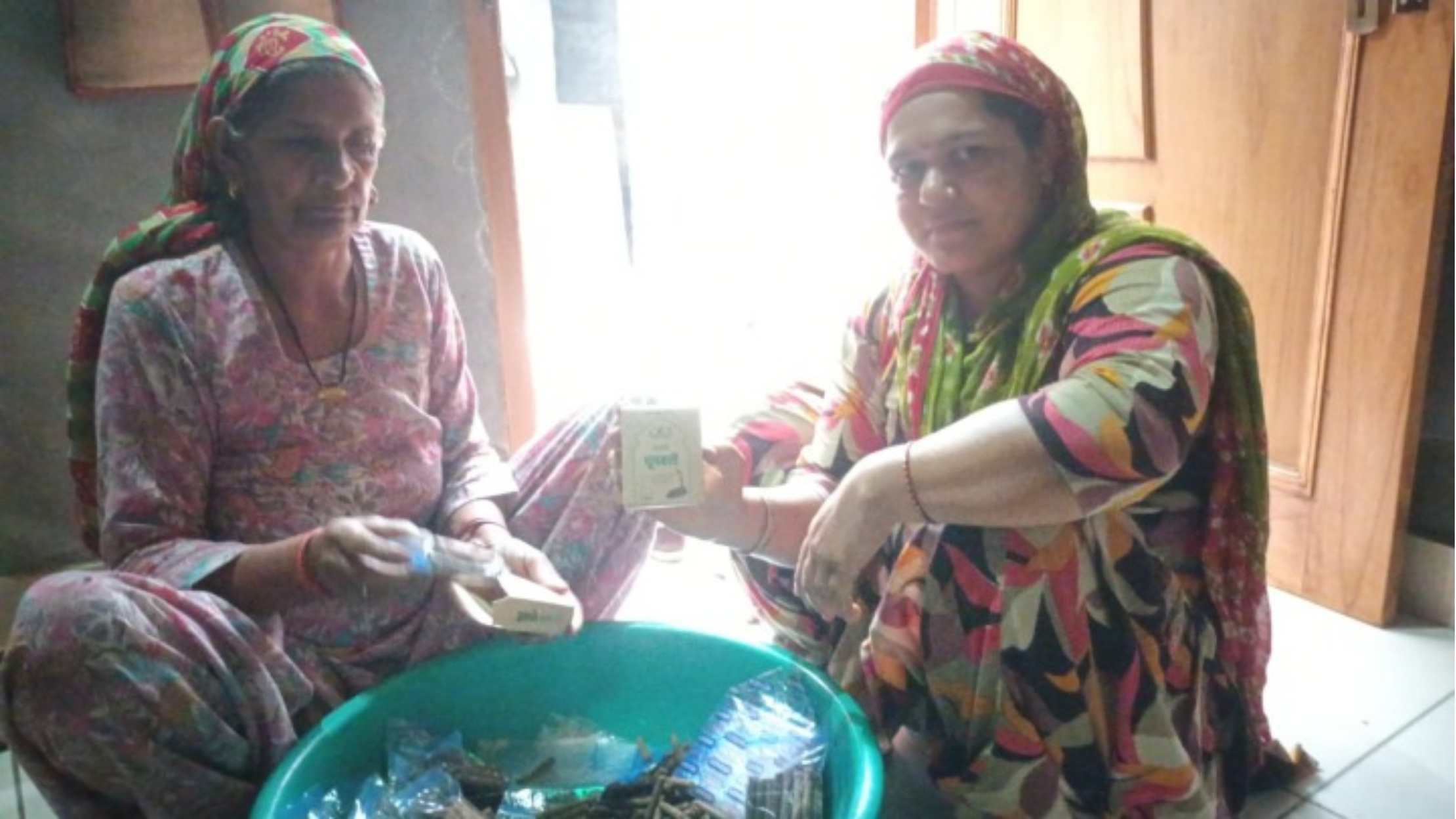 Success story: Suman started making incense sticks three years ago, and now supplies are being made to other cities.