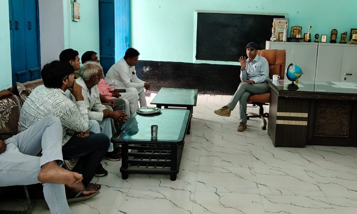 HPV Protest Haryana Jind Baroda Gram Panchayat 