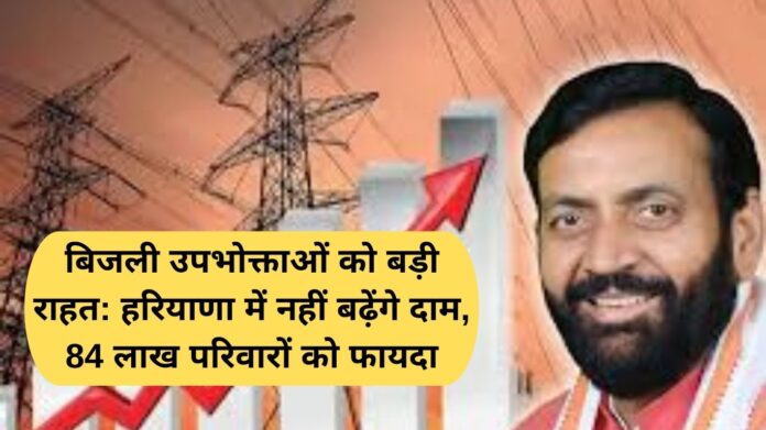 Haryana Electricity Rate: Big relief to electricity consumers: Prices will not increase in Haryana, 84 lakh families will benefit