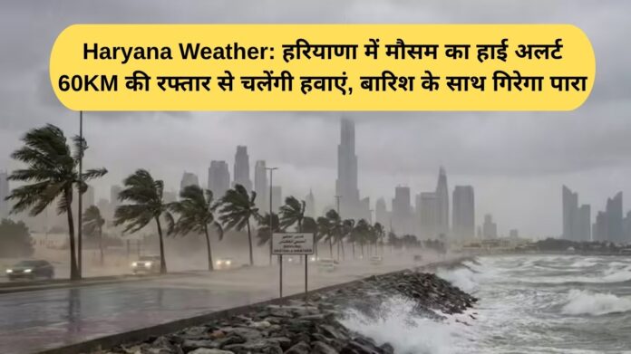 Haryana Weather: Weather alert in Haryana; winds will blow at a speed of 60 km/h, mercury will fall along with rain.
