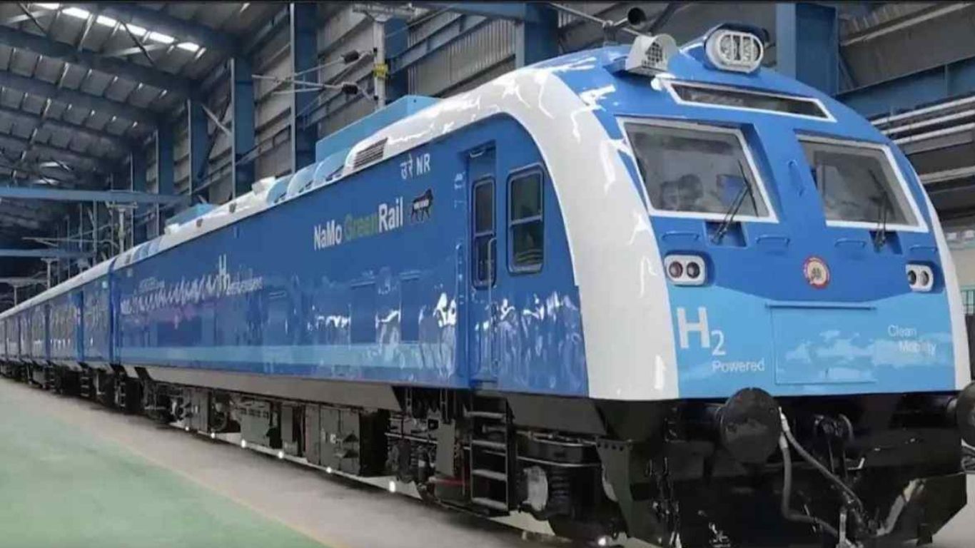 Hydrogen train India: The country's first hydrogen train will soon run between Jind and Sonipat in Haryana.