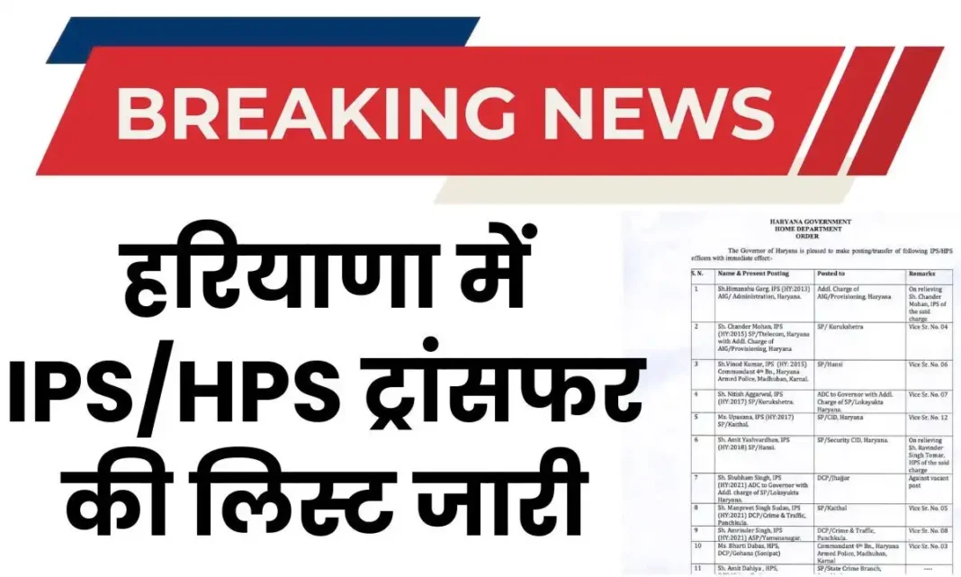 IPS Transfer list 2026 hps dsp transfer