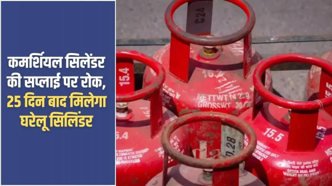 LPG consumption: Commercial cylinder supply halted, domestic cylinders to be available after 25 days
