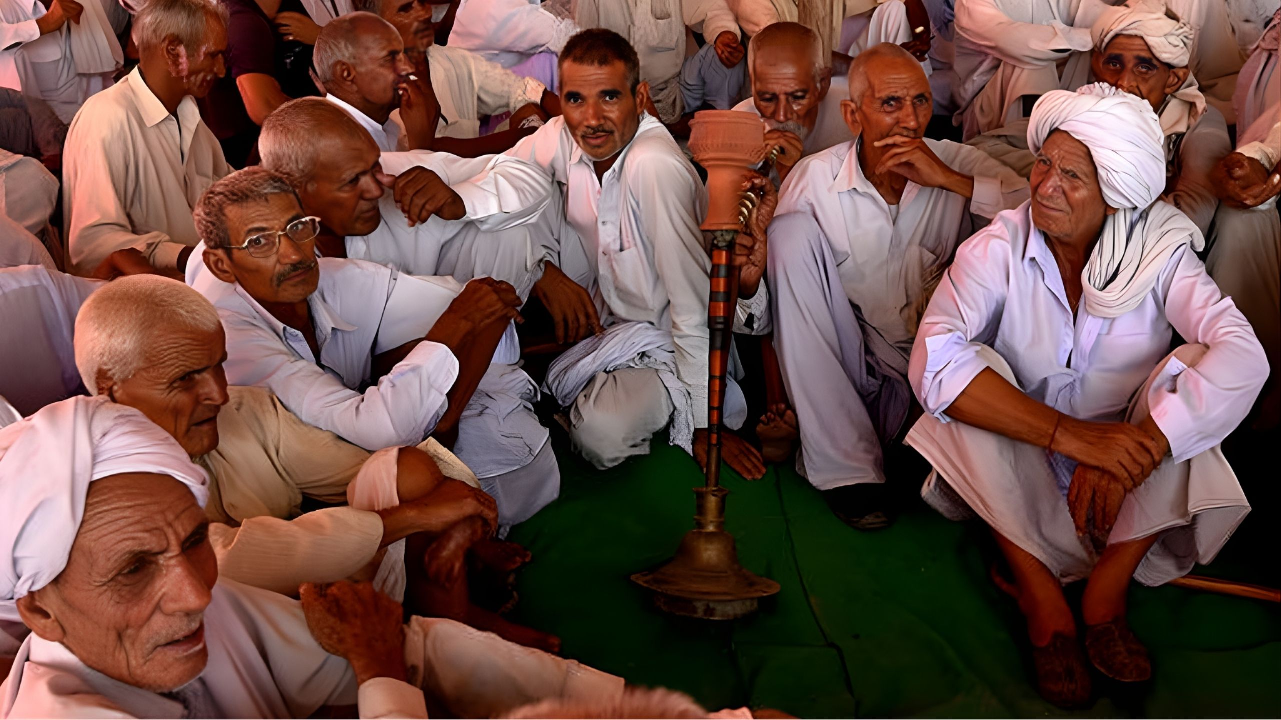 Jat reservation movement: Khaps honored Captain Abhimanyu's family after the release of 57 youths accused of arson during the Jat reservation movement.