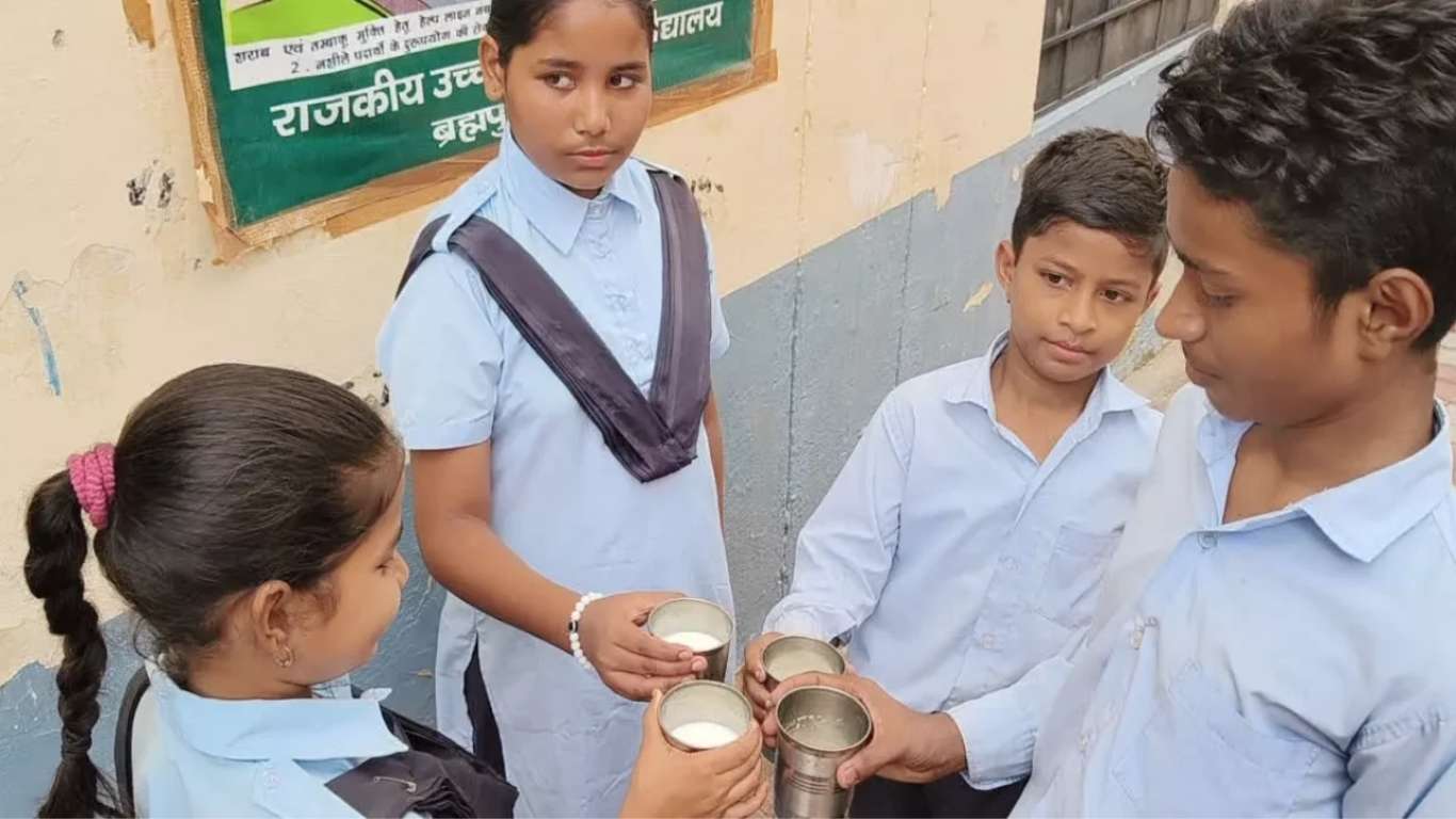 Haryana education news: In the new session, girl students of classes 9th to 12th will get fortified flavoured milk and protein milk bars for 75 days.
