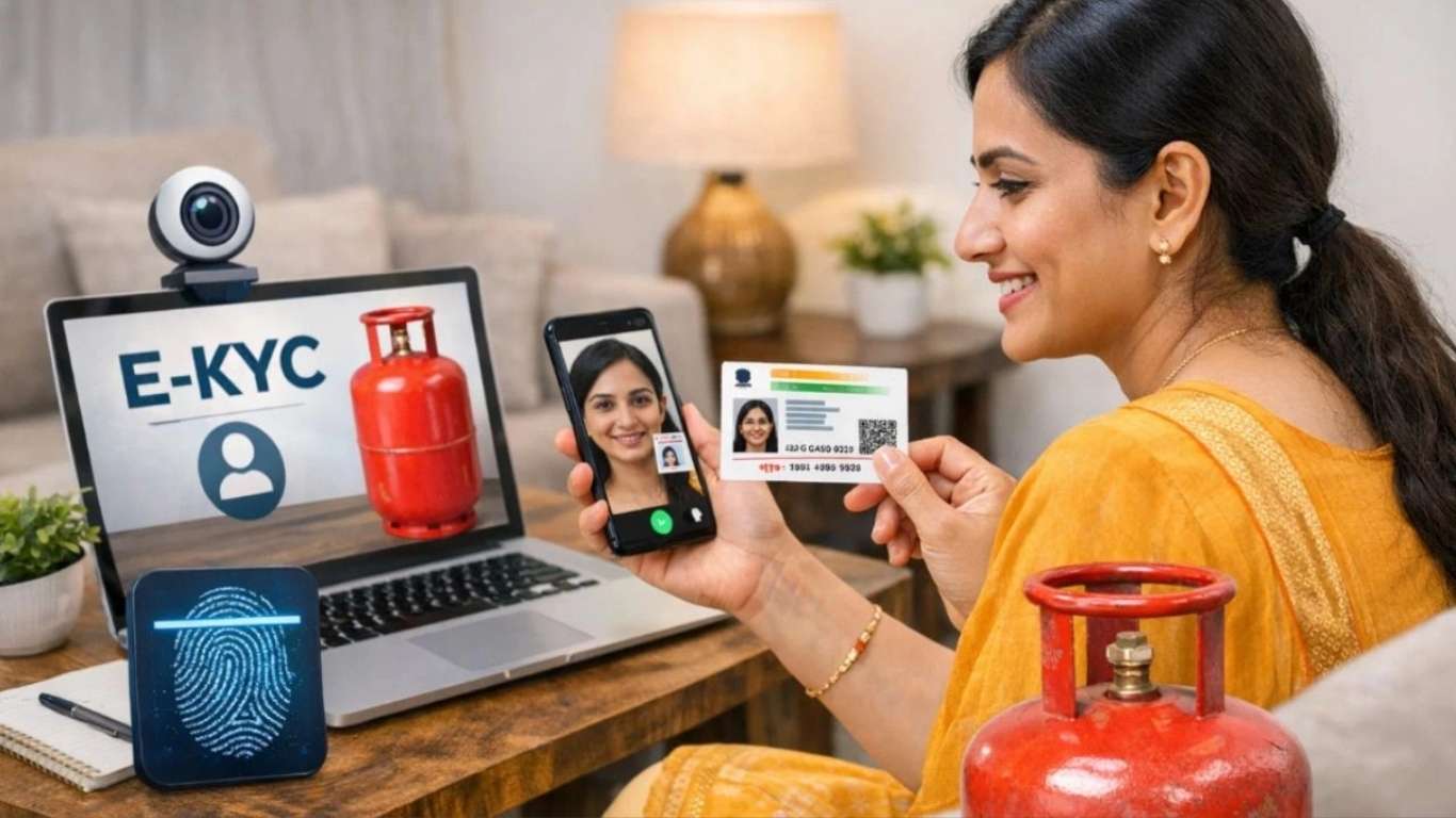 LPG Gas e-KYC Process: If you need a cylinder, get your e-KYC done, your work will be done from home; learn the complete process here.