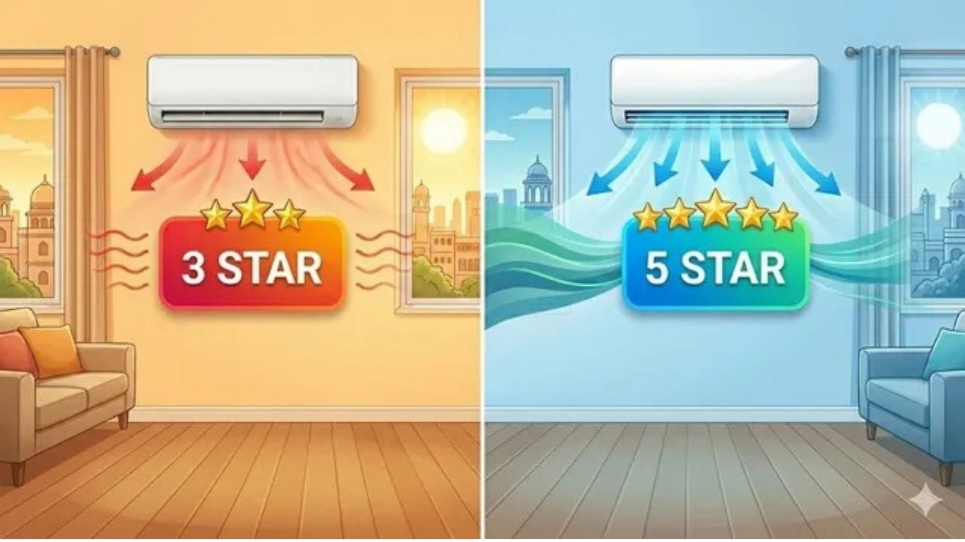 3 Star vs 5 Star AC : नया एयर कंडीशनर लेने की है तैयारी, रेटिंग के चक्कर में न फंसें, ऐसे चुनें सही मॉडल