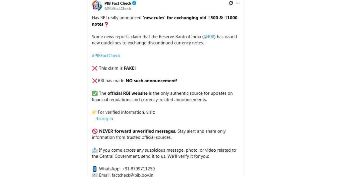 Indian Currency Change: Can old 500-1000 rupee notes be exchanged again? Learn the full facts here.