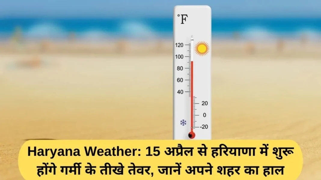 Haryana Weather: Severe heat will begin in Haryana from April 15, know the condition of your city.